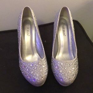 Silver heels